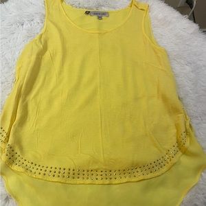 Jennifer Lopez Yellow Tank Top Size M